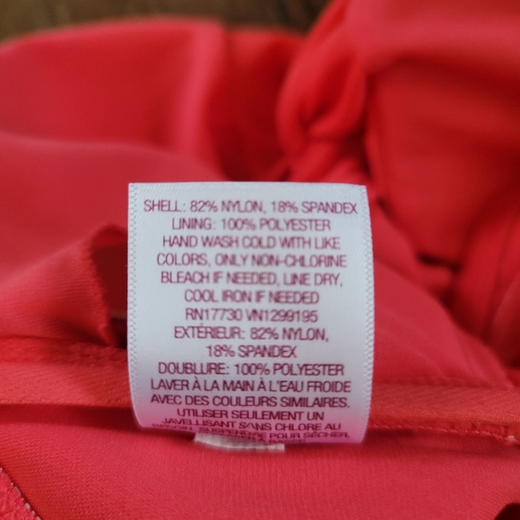 NWT Rouched Pink Halter One Piece swim suit - Picture 5 of 5